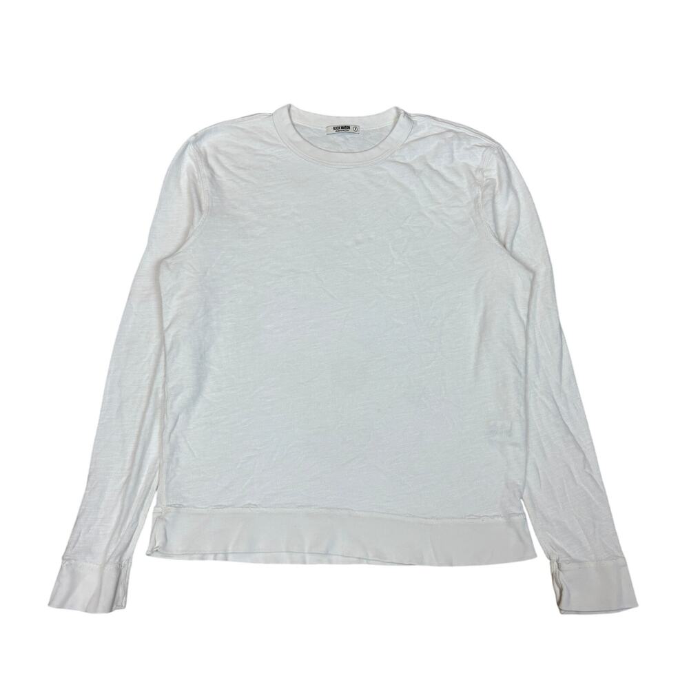 Buck Mason White Long Sleeve Shirt